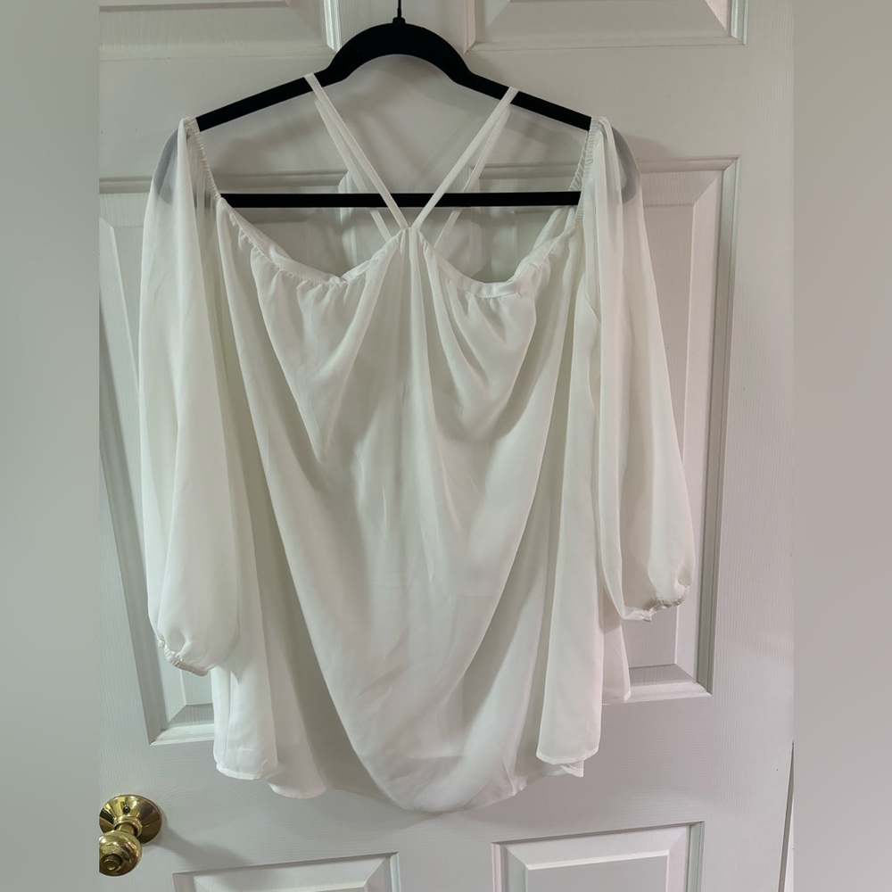 Off the shoulder long sleeve